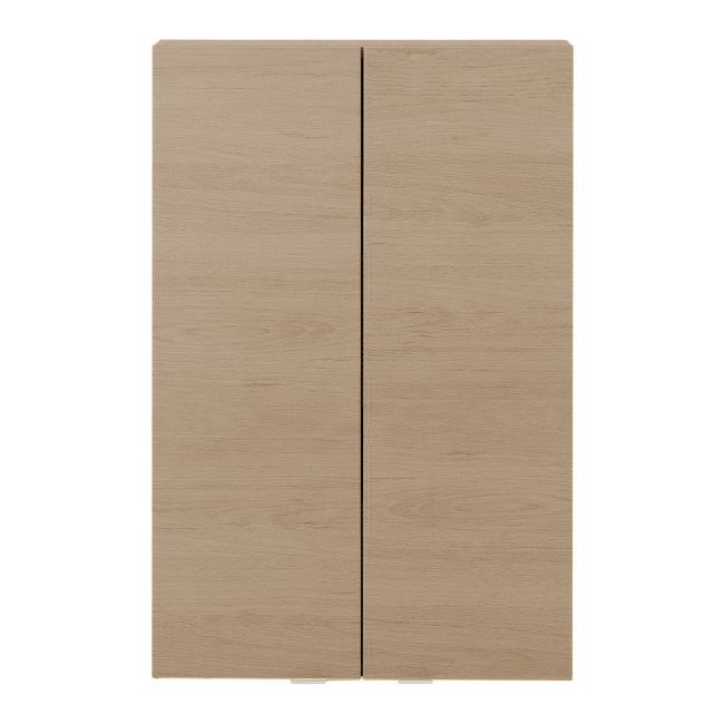 Vægskab 60 x 90 x 15 cm Eg med Stillelukning