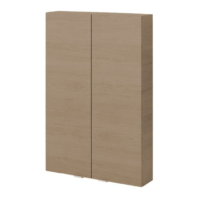 Vægskab 60 x 90 x 15 cm Eg med Stillelukning