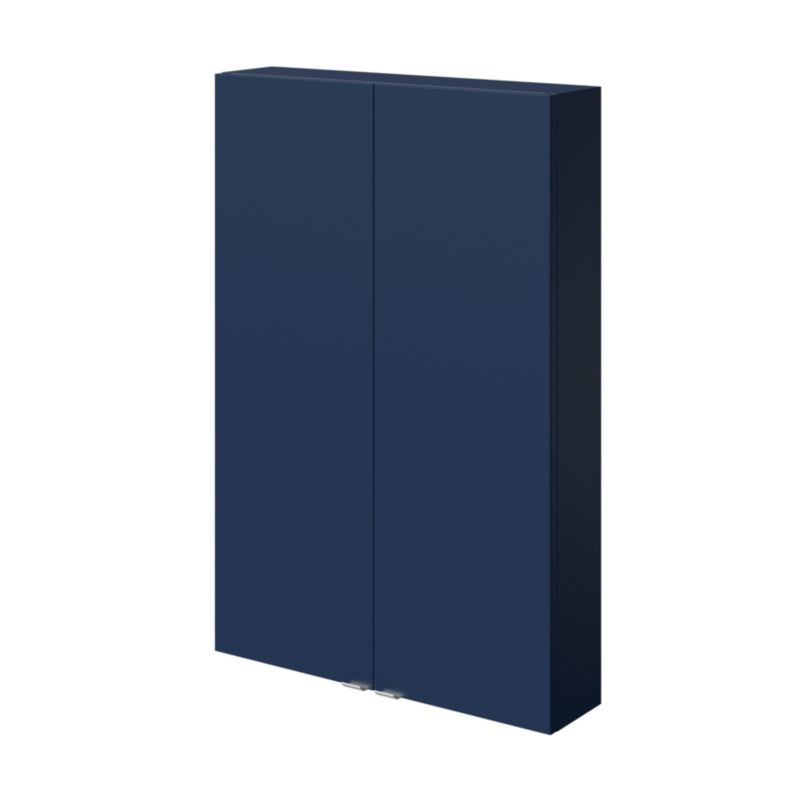 Væghængt skab Imandra 60x90x15 cm marineblå mat