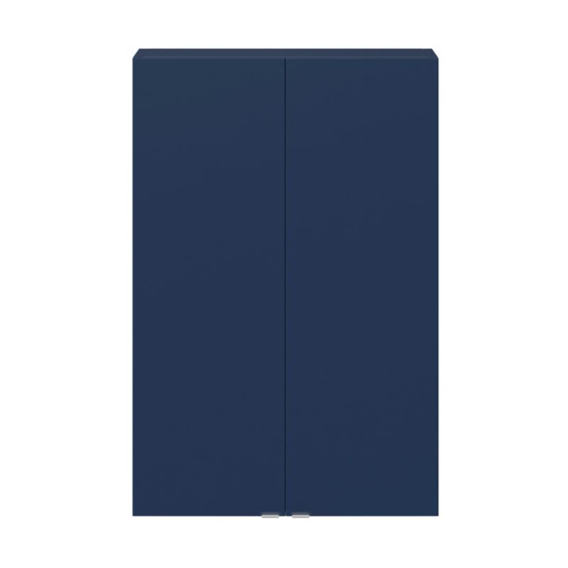 Væghængt skab Imandra 60x90x15 cm marineblå mat