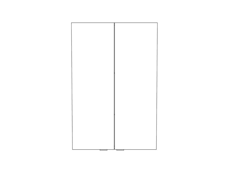 Væghængt Skab Imandra 60x90x36 cm Hvid | 3663602933472