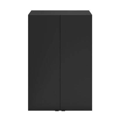 Vægskab 60 x 90 x 36 cm Sort Mat med Blød Lukning