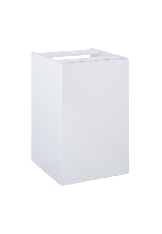 Væghængt skab med vasketøjskurv Roca Style 40 cm hvid højglans
