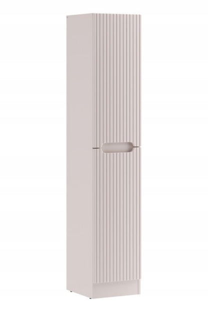 Højskab 180 cm med Vasketøjskurv Kasmir Mat 35x39 cm