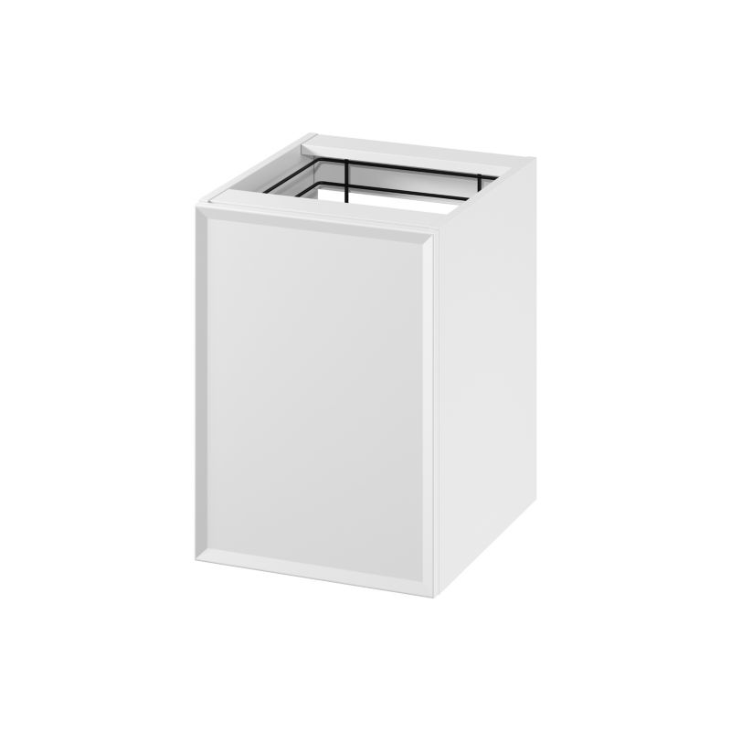 Vægmonteret vasketøjskab med blød lukning 40x44,6x55,1 cm Mat hvid | 5901771147725