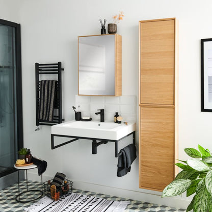 GoodHome Avela spejlskab 50 cm i træ