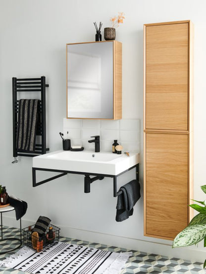 GoodHome Avela spejlskab 50 cm i træ