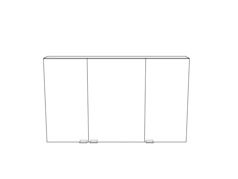 GoodHome Imandra spejlskab 100 x 60 x 15 cm