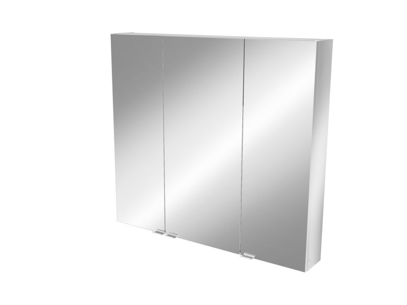 Spejlskab Imandra 100 x 90 x 15 cm Sølv