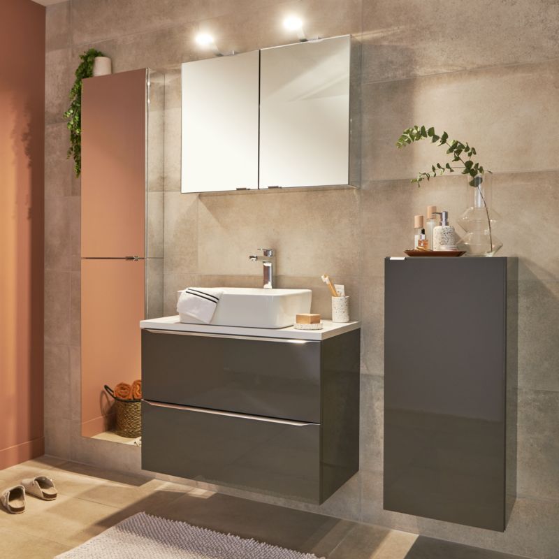 GoodHome Imandra spejlskab 40 x 90 x 15 cm