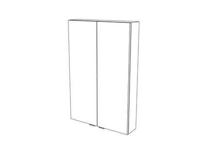 GoodHome Imandra spejlskab 60 x 90 x 15 cm