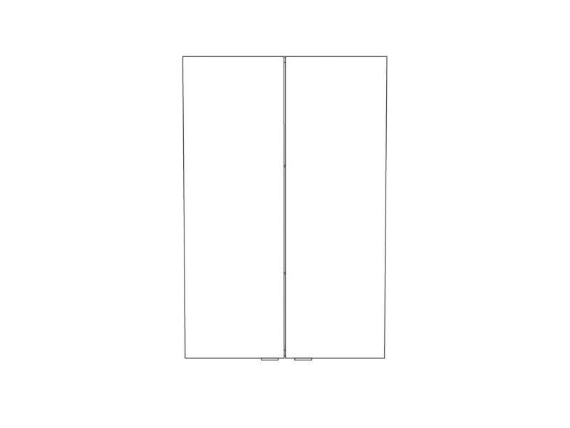 GoodHome Imandra spejlskab 60 x 90 x 15 cm