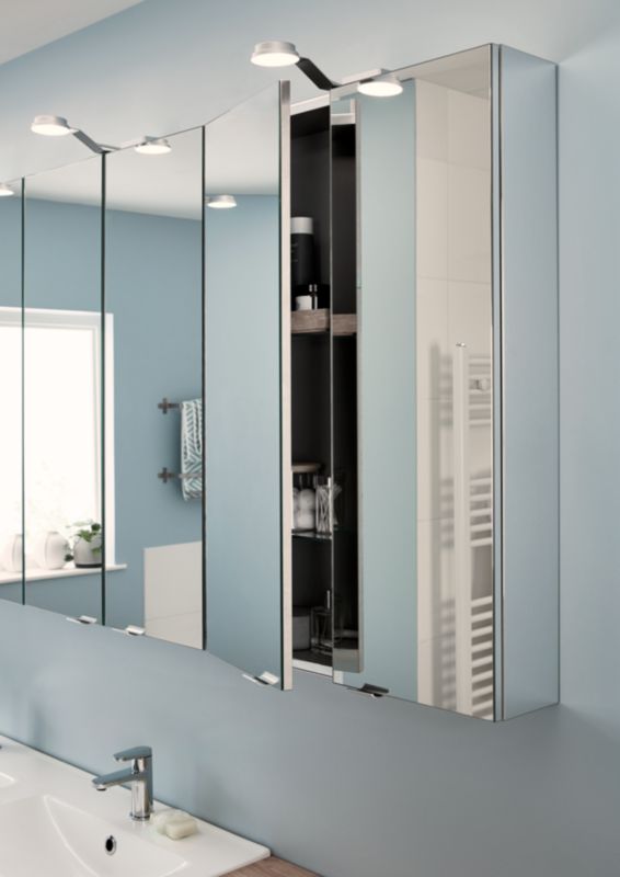 GoodHome Imandra spejlskab 60 x 90 x 15 cm