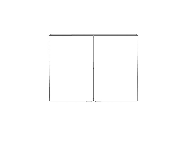 GoodHome Imandra spejlskab 80 x 60 x 15 cm