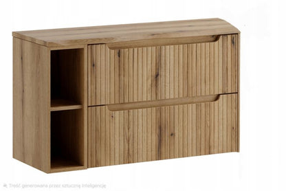 Badeværelsessæt 80 cm Egetræ Coast Evoke med Vaskebord Nova 1 stk.