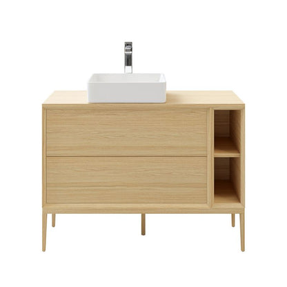 GoodHome Avela 100 cm underskab med skuffer i træ
