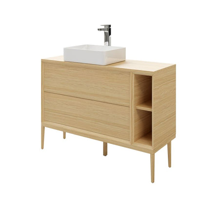 GoodHome Avela 100 cm underskab med skuffer i træ
