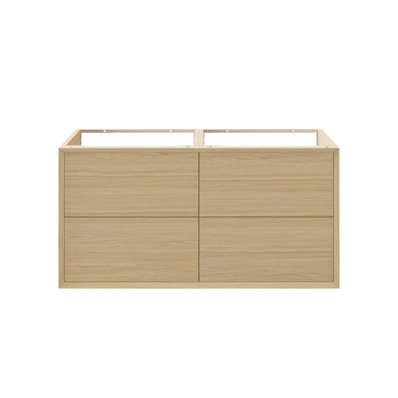 GoodHome Avela 120 cm underskab med skuffer i træ
