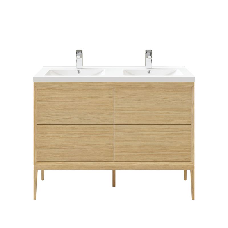 GoodHome Avela 120 cm underskab med skuffer i træ
