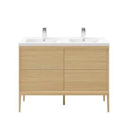 GoodHome Avela 120 cm underskab med skuffer i træ