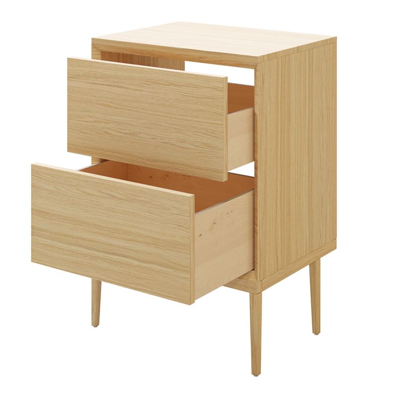 GoodHome Avela 60 cm vaskeskab med skuffer i træ