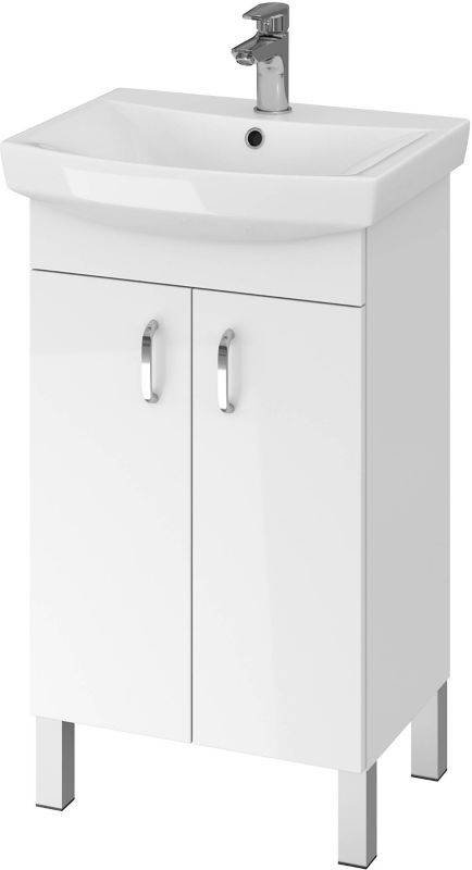 Skab med vask Cersanit Claso 50 cm hvid
