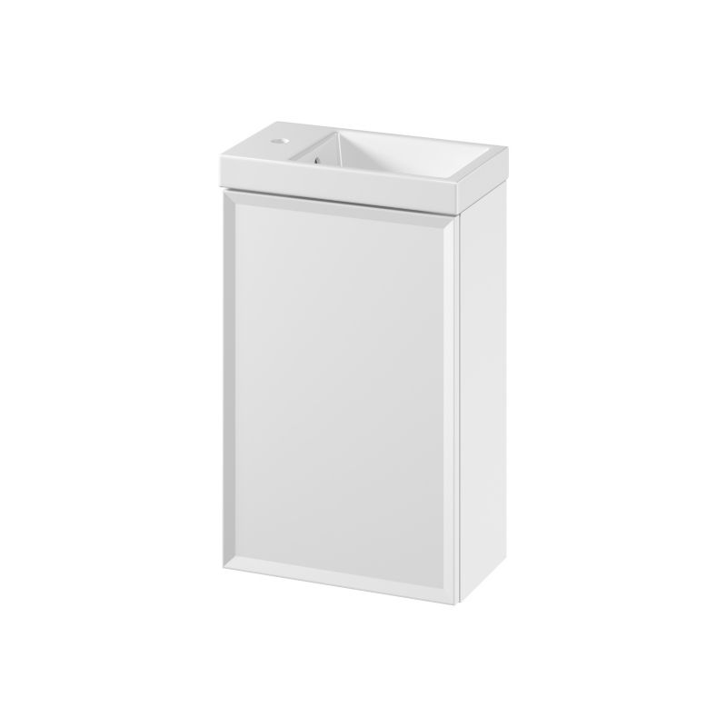 Skab med vask Cersanit Mille 40 cm mat hvid