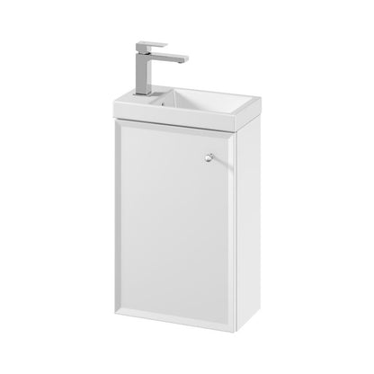 Skab med vask Cersanit Mille 40 cm mat hvid
