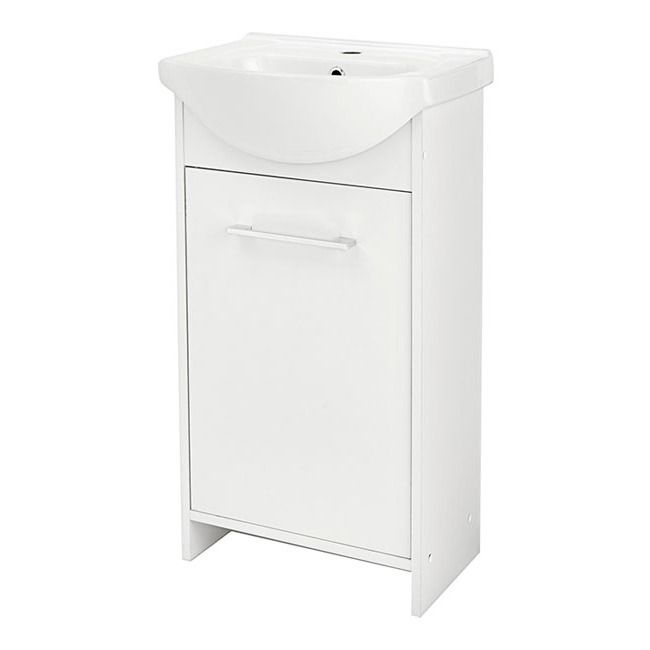 Skab med vask Deftrans Blanka 45 cm hvid
