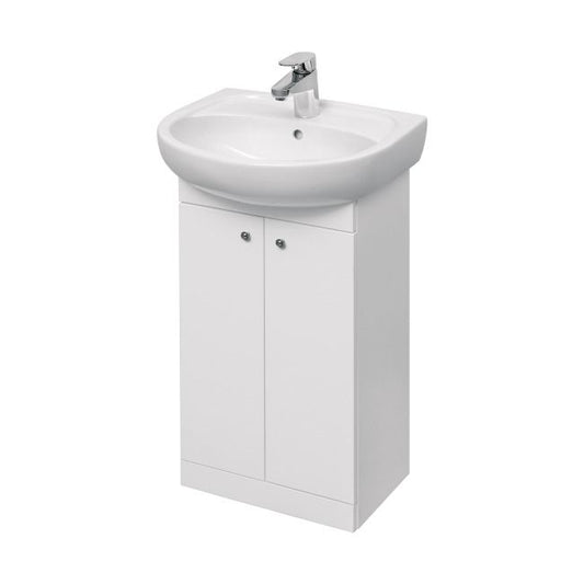 Skab med vask Koło Solo 50 cm hvid