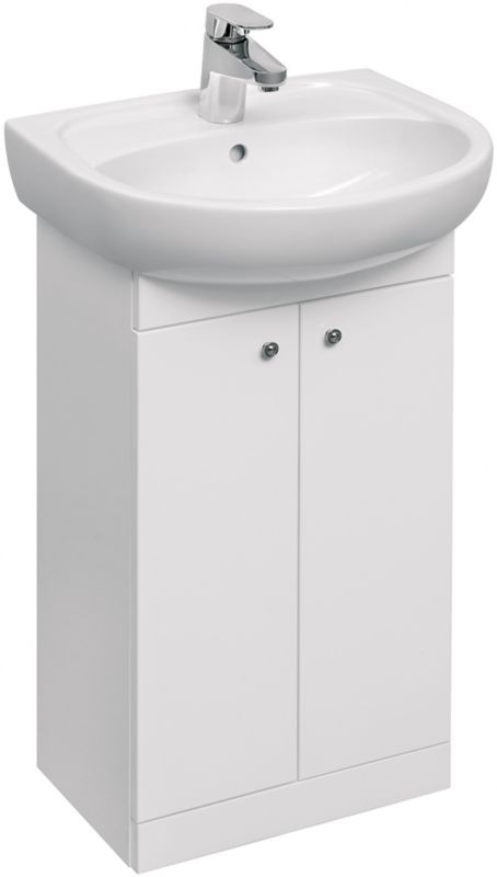 Skab med vask Koło Solo 50 cm hvid