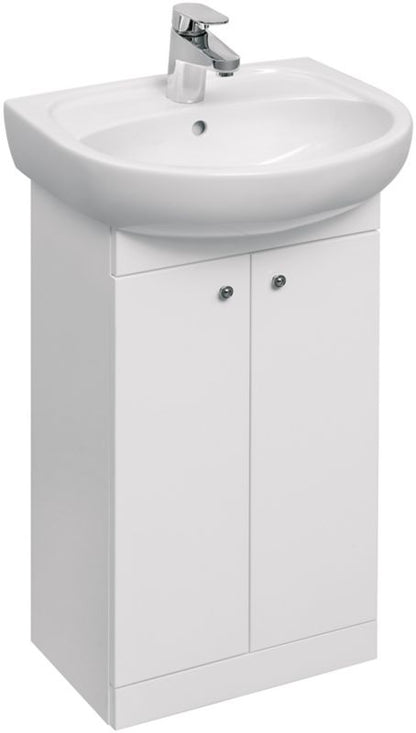 Skab med vask Koło Solo 50 cm hvid