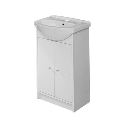 Skab med vask Mona 50 cm hvid