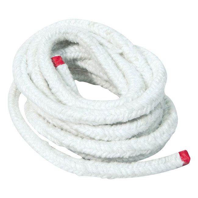 Pakningssnor 10x10 mm 3 m 1200°C Hvid