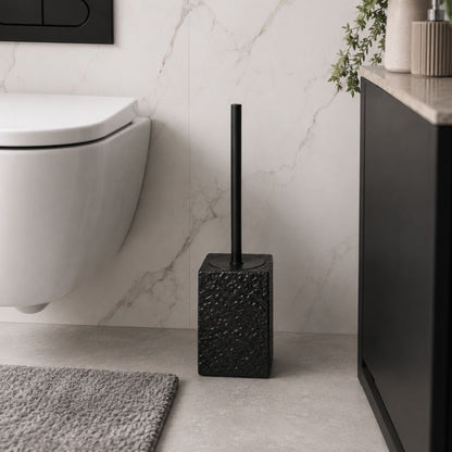 Keramisk Toiletbørste Sort 37 cm 5901272196338