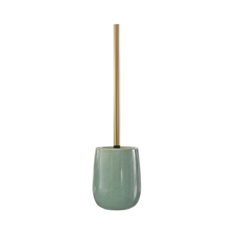 Toiletbørste Boann Grøn Keramik 44 cm | 5059340718958