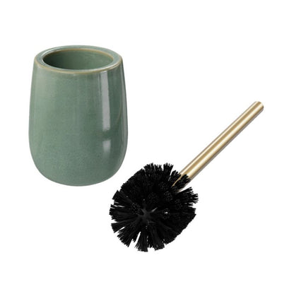 Toiletbørste Boann Grøn Keramik 44 cm | 5059340718958