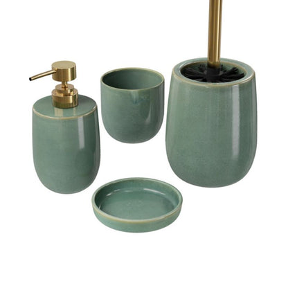 Toiletbørste Boann Grøn Keramik 44 cm | 5059340718958