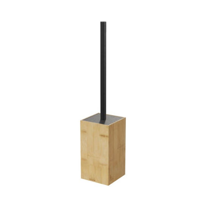 Toiletbørste Bambus Sort Keramisk 44 cm