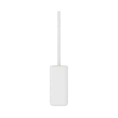 Toiletbørste Cervia Hvid Keramik og Bambus 44 cm | 5059340719153