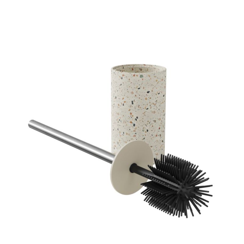 Toiletbørste Elland Terrazzo Beige 10x43 cm