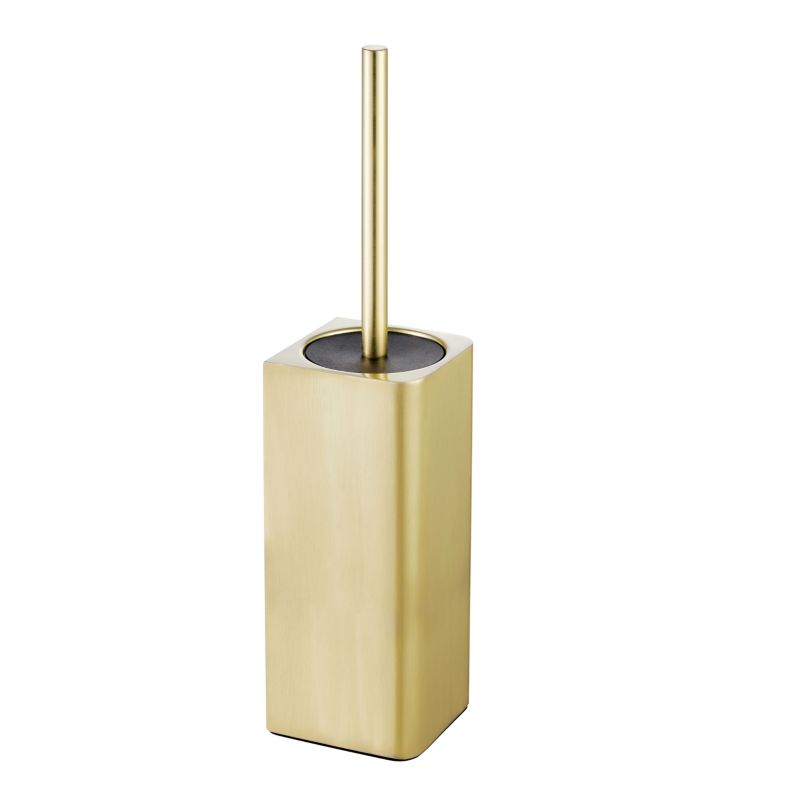 Toiletbørste med Holder Guldbørstet Stål 100 mm 445 mm