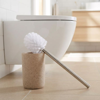 Toiletbørste Jubba Beige Stål 42 cm
