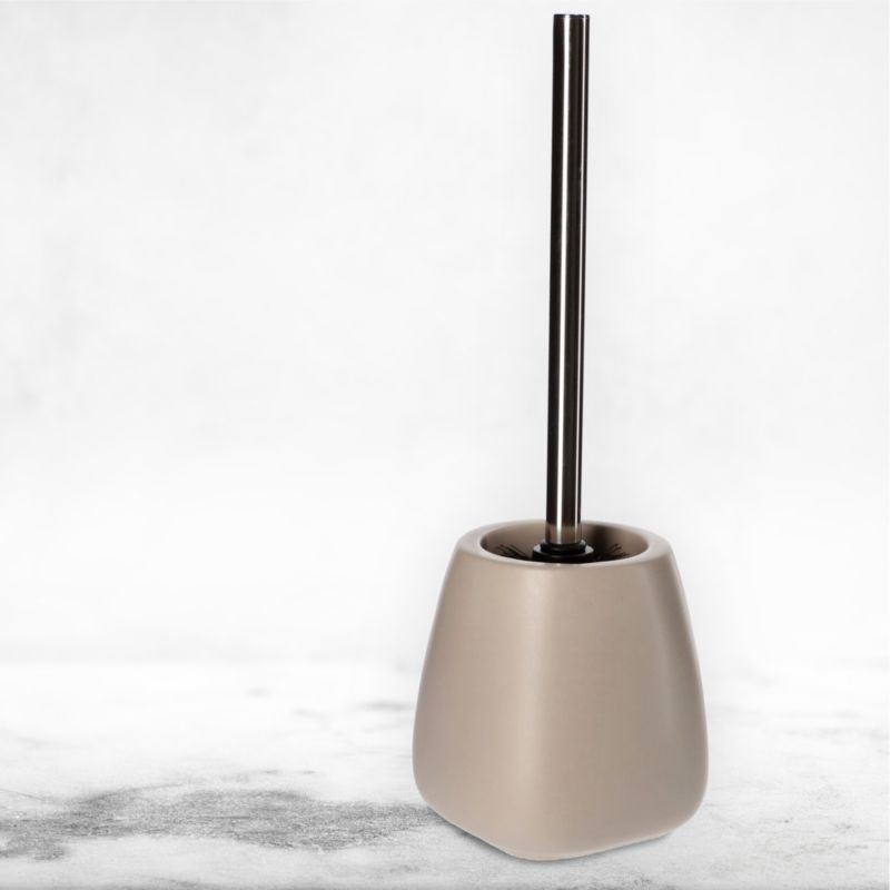 Toiletbørste Keramisk Beige 11 x 24,5 cm 1 stk. | 5903699408261