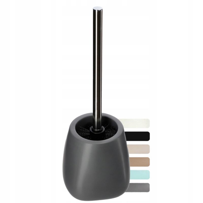 Toiletbørste Keramisk Oval Grå 24,5 cm 5903699408292