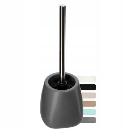 Toiletbørste Keramisk Oval Grå 24,5 cm 5903699408292