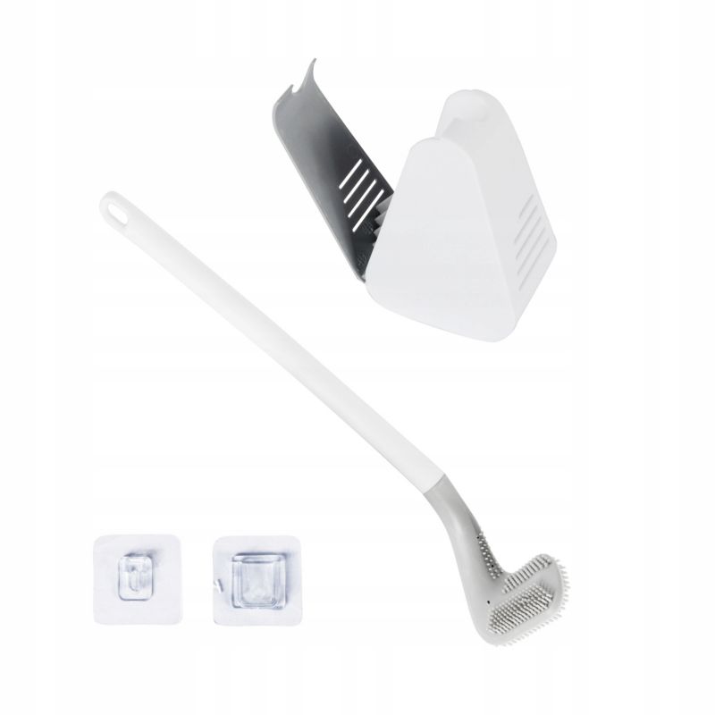 Silikone toiletbørste hvid 42 cm 1 stk. | 5905923651542