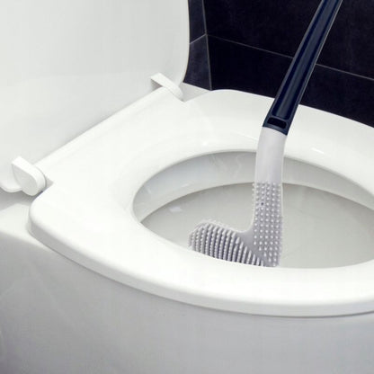 Væghængt Toiletbørste Selvrensende Sort Grå 1 stk.