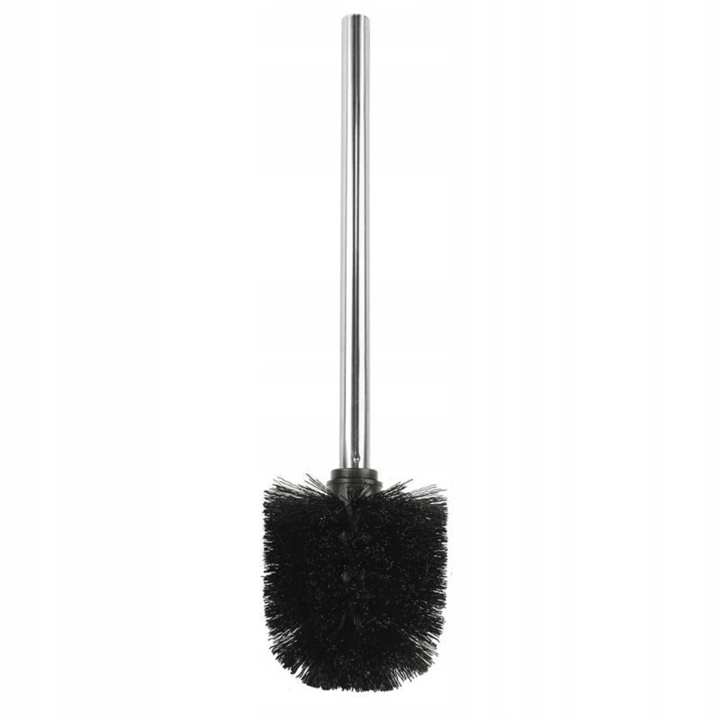 Toiletbørste Udskiftelig Hoved Sort 8x8x36 cm 5901583508073
