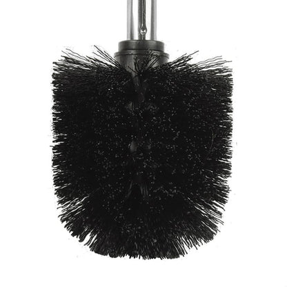 Toiletbørste Udskiftelig Hoved Sort 8x8x36 cm 5901583508073